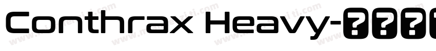 Conthrax Heavy字体转换